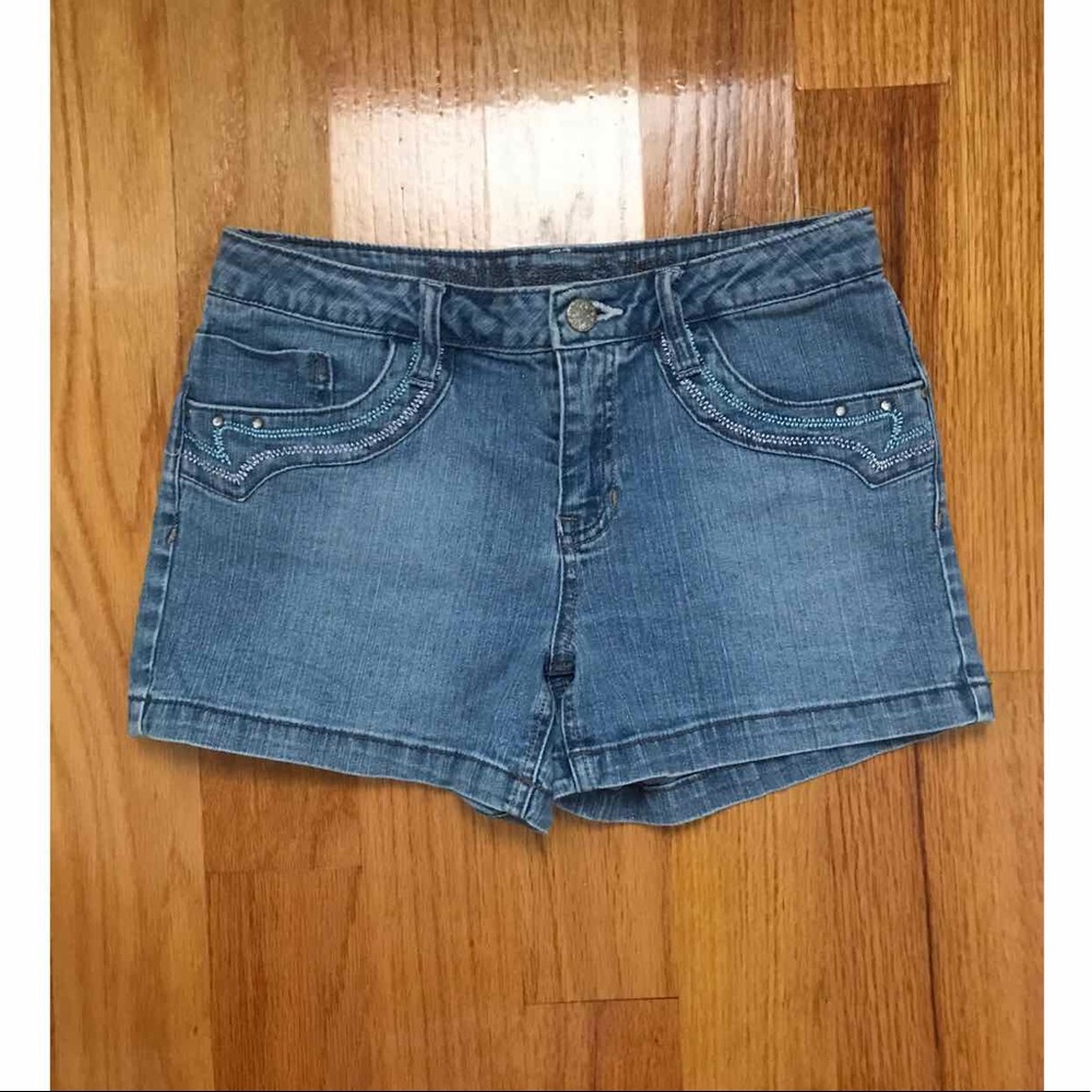 Light Wash Denim Shorts